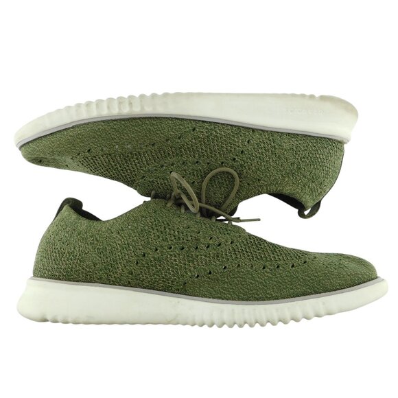 COLE HAAN Zerogrand Olive Green Wingtip Oxford Lace Up Walking Shoes Sneakers 11 main image 7